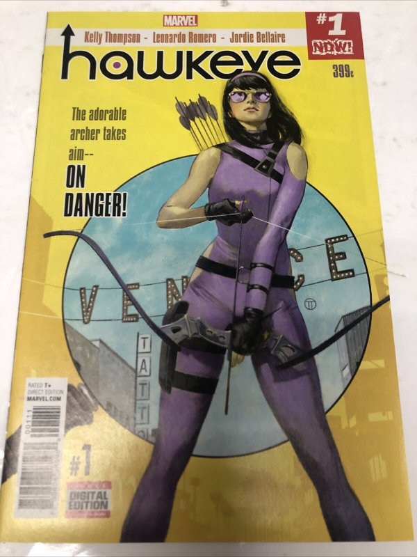 Hawkeye (2017) # 1 (NM) Variant • Marvel Universe • Kelly Thompson • Romero