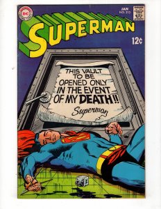 Superman #213 (1969)   / ID#225
