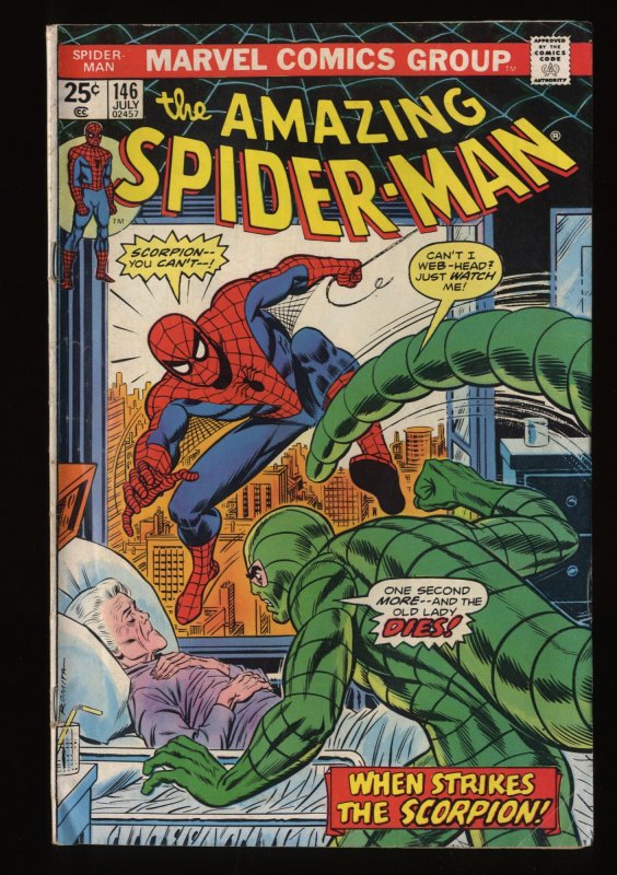 Amazing Spider-Man #146  Scorpion! Marvel Comics Spiderman