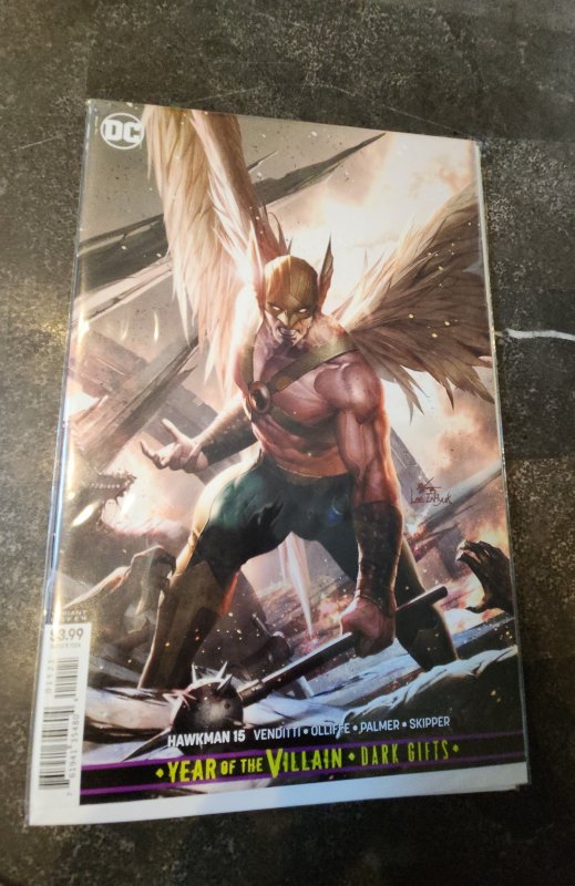 Hawkman #15 Inhyuk Lee Variant Cover (2019)