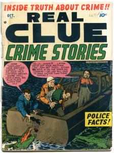 REAL CLUE CRIME STORIES V7 #8, GD+, 1952, Golden Age, Pre-code, more in store