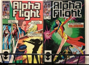 ALPHA FLIGHT (1985 Marvel) 18-19 John Byrne two part story arc