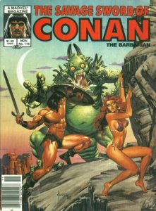 Savage Sword of Conan #118 (Newsstand) VG ; Marvel | low grade comic Joe Jusko