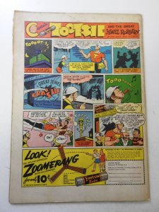 Captain Midnight #12 (1943) GD+ Cond cover detached, manufactured w/ 1 staple