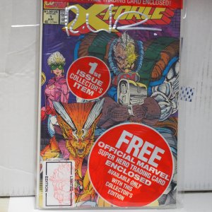 X-Force 1 NM Signed by Rob Liefeld Unopened. Rare Deadpool Card