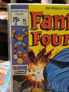 Fantastic Four 95, uncertified, 1970, VF 