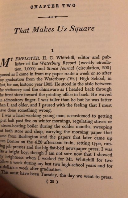 The Waterbury record-More Vermont memories, 1959, Duffus,bonus bookmark