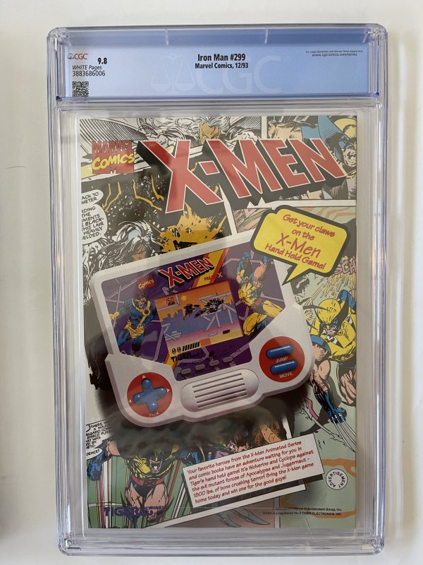 Iron Man #299 CGC 9.8  - Ultimo appearance (1993)