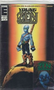 Young Zen Intergalactic Ninja #1 Entity Comics Poly Bagged with Card 1993 (VFNM)