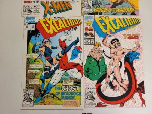 4 Excalibur Marvel Comic Books #55 56 57 63 52 TJ28