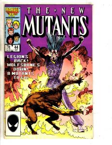 Lot Of 10 New Mutants Marvel Comic Books # 37 38 39 40 41 42 43 44 45 46 RJ9