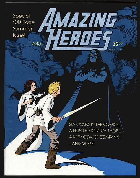 AMAZING HEROES 13 F-VF NOWLAN CVR,HISTORY OF THOR, STAR