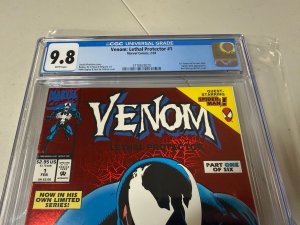 Venom Lethal Protector # 1 CGC Graded 9.8 Marvel Comic Book Spider-Man JH30