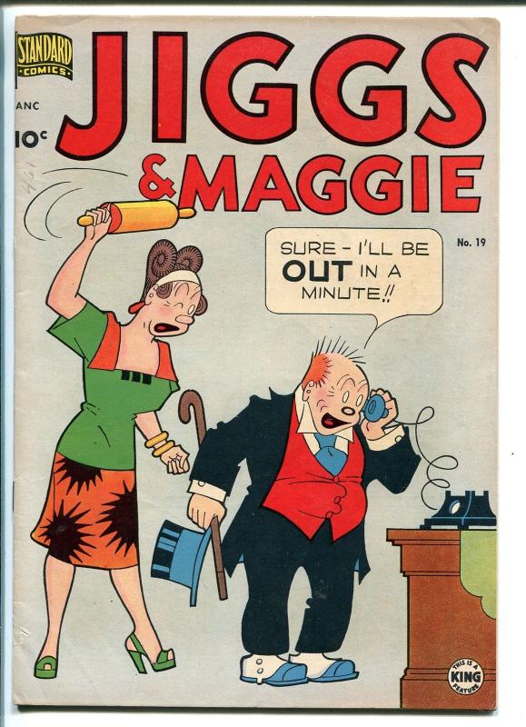 JIGGS AND MAGGIE #19 1951-STANDARD-GEORGE MCMANUS ART-fn