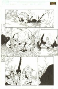 X-Men #162 p.7 - Lots of Juggernaut - 2004 art by Salvador Larroca