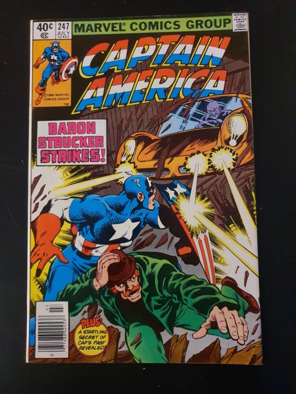 Captain America #247 Newsstand Edition (1980)