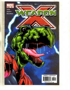 12 Weapon X Marvel Comic Books # 17 18 19 20 21 22 23 24 25 26 27 28 X-Men CJ6