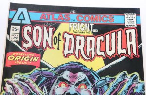 Son of Dracula #1 1975 Atlas Comics Fright Origin Issue Frank Thorne Bronze Age