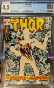 Thor #169 (1969) Thor CGC 4.5