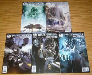 Transformers: Sector 7 #1-5 VF/NM complete series based on movies idw comics set