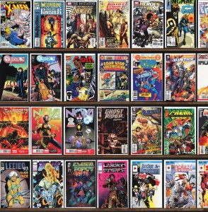 Huge Lot 130+ Comics with The Uncanny X-Men, Robo Hunter & More!