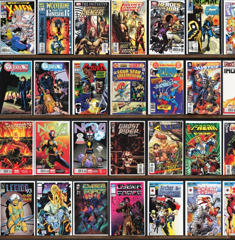 Huge Lot 130+ Comics with The Uncanny X-Men, Robo Hunter & More!