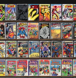 Huge Lot 150+ Comics with Superman, Jughead, Archie, Action Comics & More!