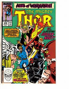 Mighty Thor # 412 VF/NM Marvel Comic Book 1st New Warriors Appearance Loki  J274