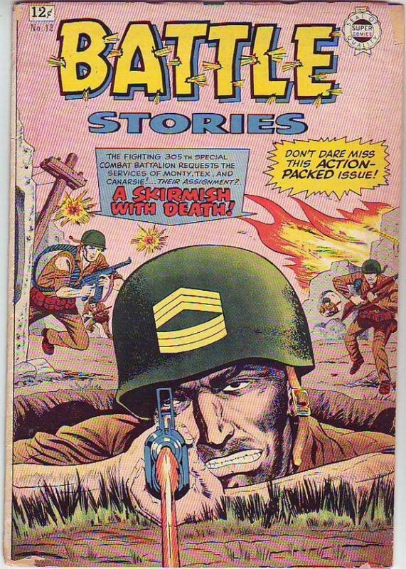 Battle Stories #12 (Jan-64) VG+ Affordable-Grade Monte Hall