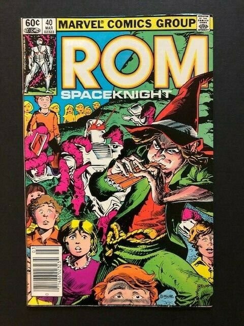 MARVEL ROM Spaceknight #40 PIPER OF PERIL Newstand Variant FINE/VERY FINE (A76)