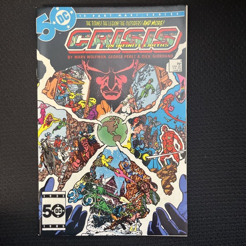 Crisis on Infinite Earths #1 - 12  + Index. (1985 DC) All Books Are Gorgeous.