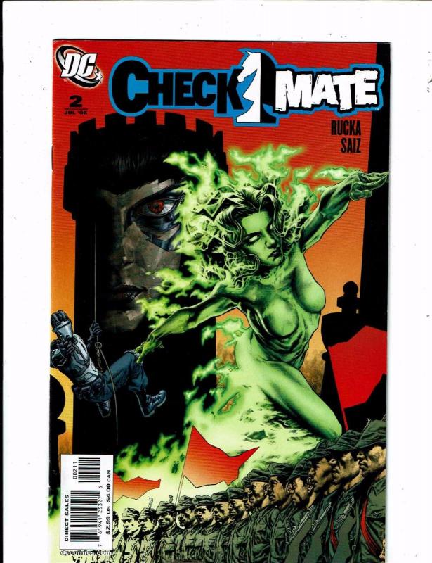 Lot Of 8 Checkmate DC Comic Books # 1 2 3 4 5 6 7 8 Batman Superman Flash J212