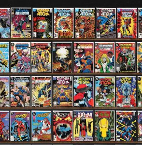 Huge Lot 150+ Comics with Captain Atom, The Flash, Elementals & More!