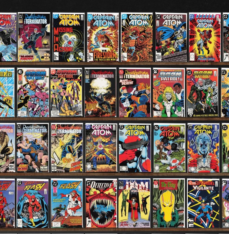 Huge Lot 150+ Comics with Captain Atom, The Flash, Elementals & More!