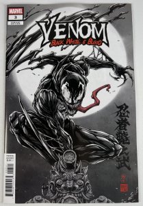 VENOM BLACK WHITE & BLOOD #3 MARVEL COMICS 2025 TAKASHI OKAZAKI NM