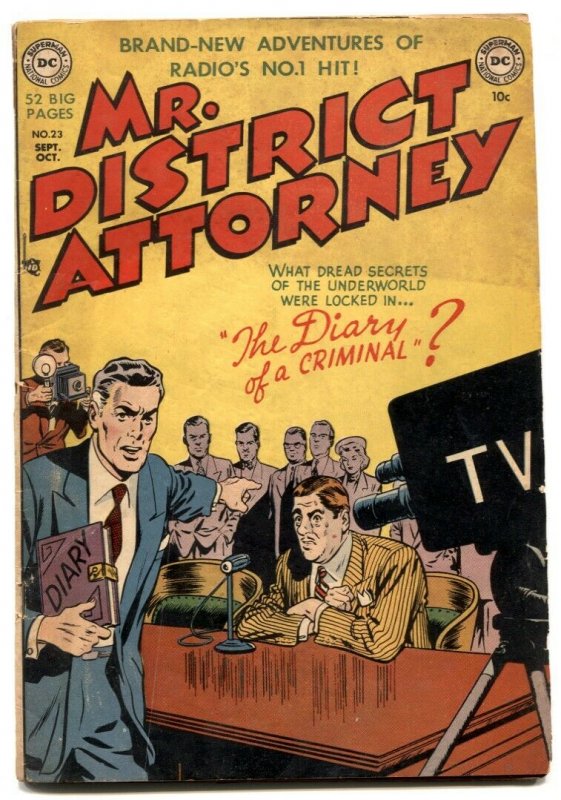 Mr. District Attorney #23 1951-DC Golden Age comic VG-