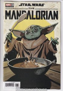 STAR WARS MANDALORIAN 2 (2023 MARVEL) #3 VARIANT 1:25 DODSON NM G37108