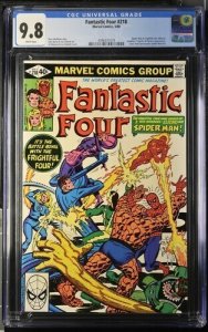 Fantastic Four #218 1980 Marvel Comics CGC 9.8 White Pages 019
