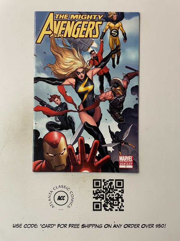 Mighty Avengers # 1 NM- 2nd Print Variant Marvel Comic Book Hulk Thor 8 J897