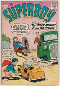 Superboy #76 strict FN+ 6.5 High-Grade   1st Appearance - Super-Monkey