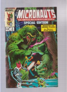 MICRONAUTS Special Edition #3 - Butch Guice Man-Thing Cover (8/8.5) 1983