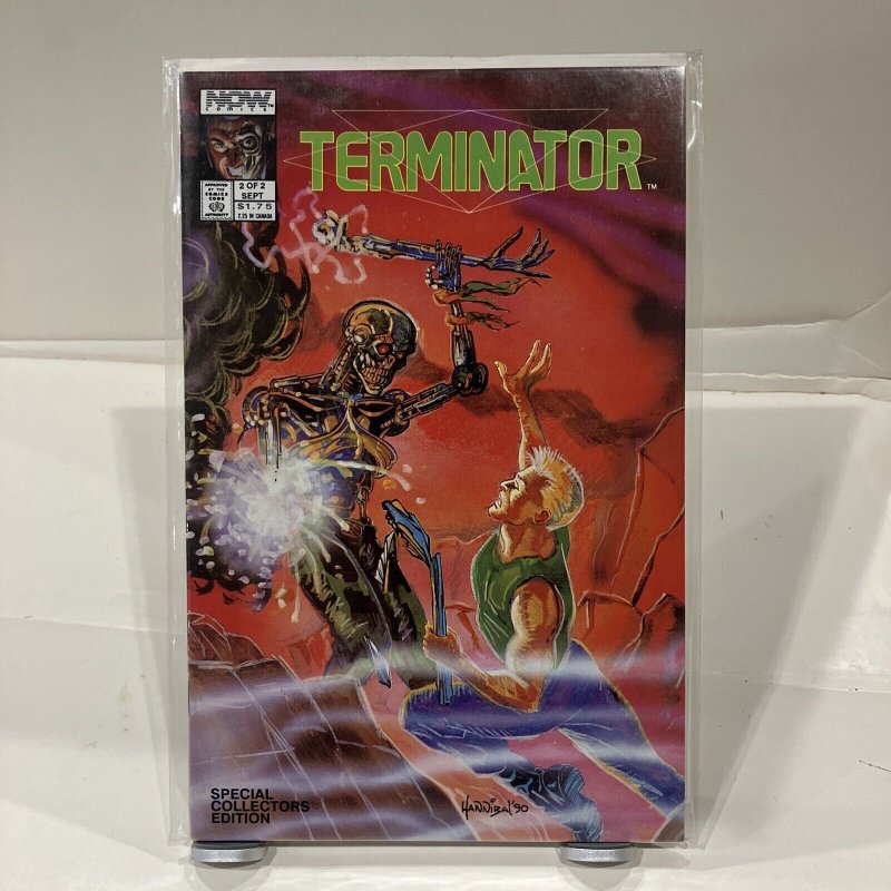 TERMINATOR: ALL MY FUTURES PAST 1990 Now Comics #2 of 2 comic book NM