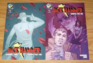 Jack Hammer: Usurper #1-2 VF/NM complete series - action lab - private detective