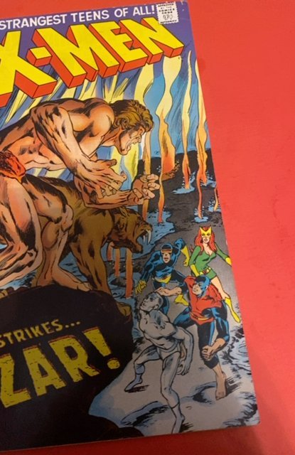 The X-Men #62 (1969)savage land steranko Art! Solid mid graded