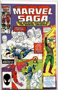 The Marvel Saga The Official History of the Marvel Universe #11 (1986) Marvel...
