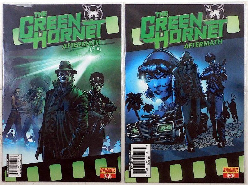 The Green Hornet: Aftermath Lot of 2 #3, 4 (2011) Dynamite 1st Print Comic Books