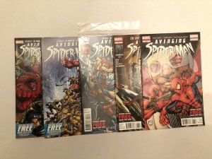 Avenging Spider-Man #1,2,3(factory Sealed),6,&13 Lot Of 5