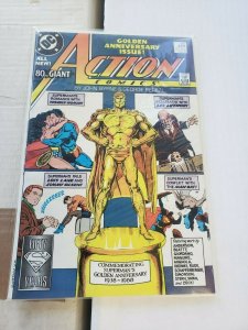 ACTION COMICS 6PC (VF/NM) BAGGED & BOARDED, GOLDEN ANNIVERSARY YEAR 1988-89