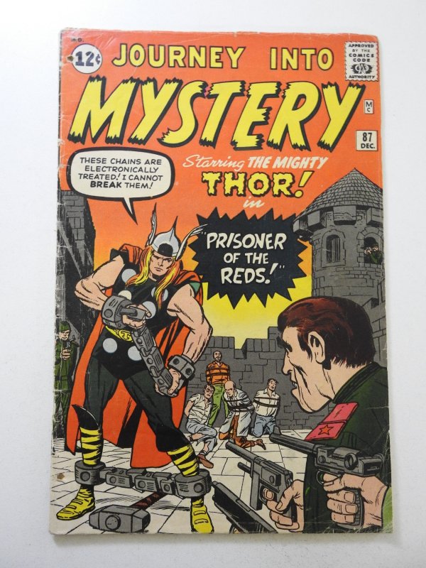 Journey Into Mystery #87 (1962) GD- Condition see desc