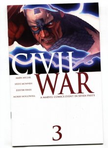 Civil War #3- 2006-Marvel-Captain America-Spider-Man-Marvel Movie MCU